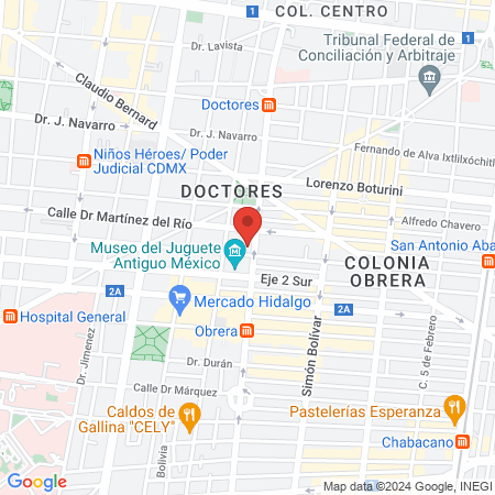 Laboratorio Dental América map