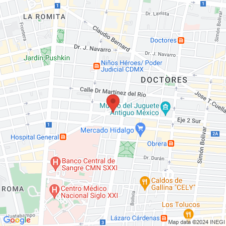 HD dental CDMX map