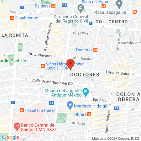 Carlos Max Luna Valdez Cirujano cardiovascular y torácico Cuauhtémoc map