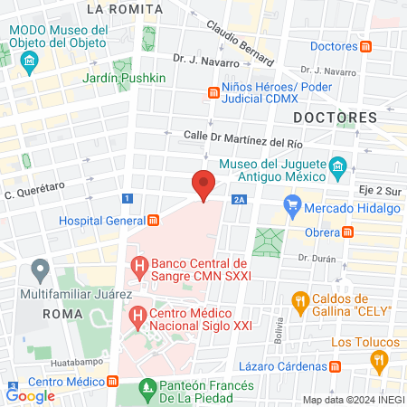 Dora Luisa Covarrubias Flores Intensivista Cuauhtémoc map