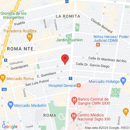 Psicóloga Mariana Morales R map