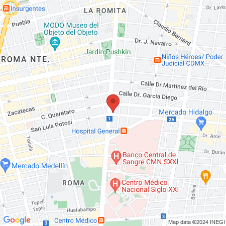 Hospital Veterinario Doggyvet map