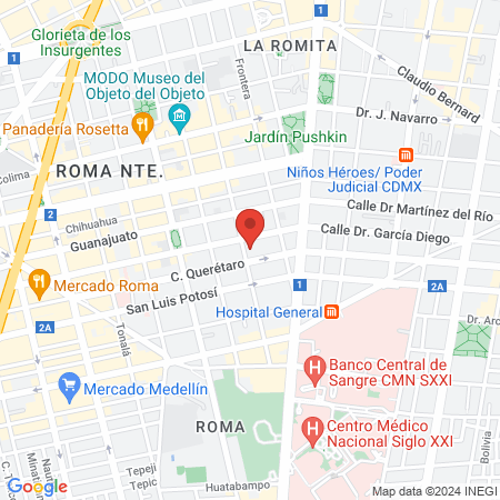 Dra. Grisell Alvarado cirugía maxilofacial, ortodoncia, odontopediatria. map