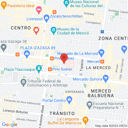 Estetica estilista profecionales de mexico map