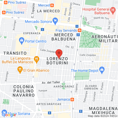 Haro Gym Boturini map