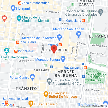 Fundación BEST a.c. map