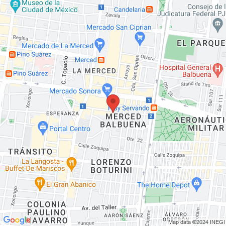 Virgen de Fátima map