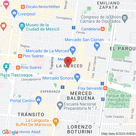 Gynecology Coyoacan map