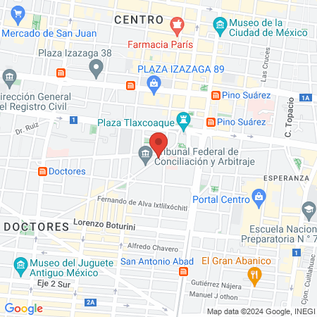 Salud a tu alcance NÚCLEO MÉDICO map