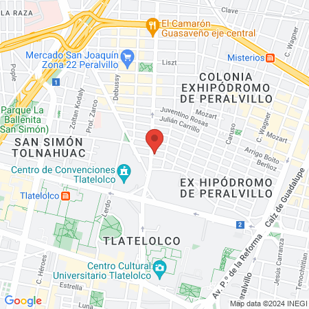 Estética y peluquería J.R. map