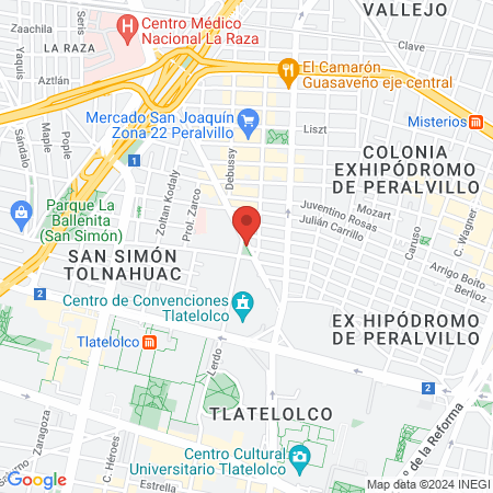 Gimnasios Urbanos 89 map