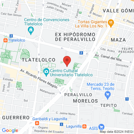 Gimnasios Urbanos 84 map