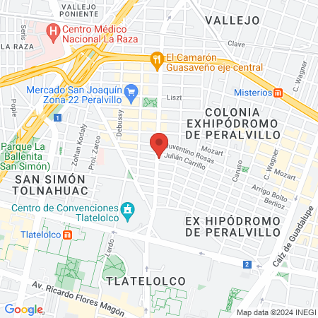 Centro de Desarrollo Integral y Antención Psicopedagógica map