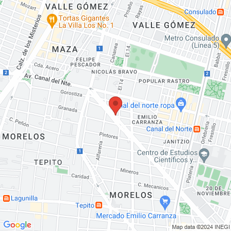 The City Fitness map