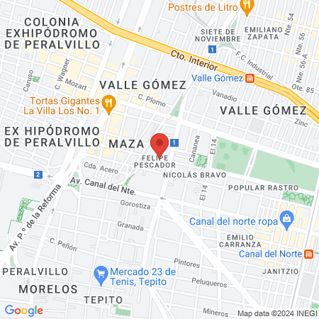 Paraíso Tropican map