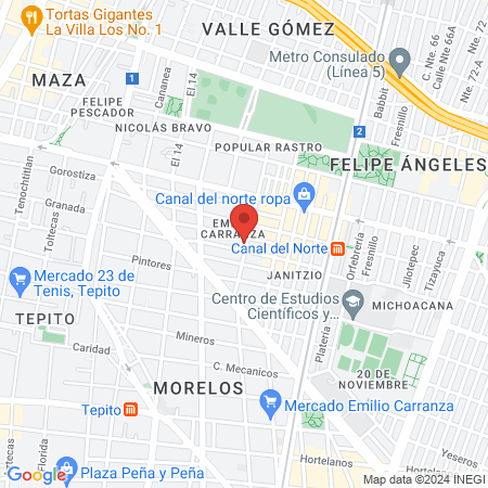 Sevicios Medicos Veterinarios map