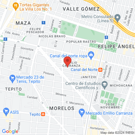 Clínica Dental del Razo map