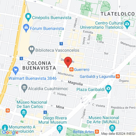 Estética Unisex Juanita map