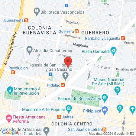 Estética Unisex Brenda map