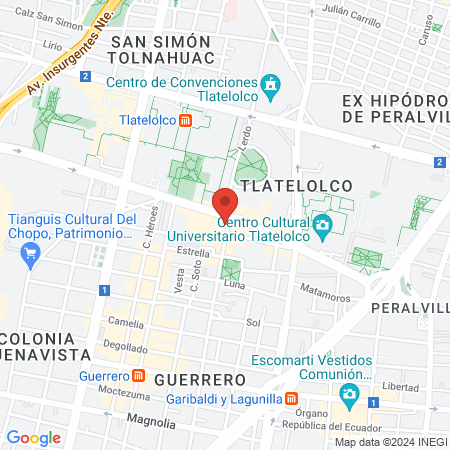 Guerrero Fitness Club map