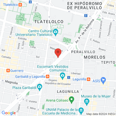 Periódicos Sarita map