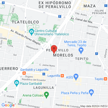 AcuVet's Veterinaria map