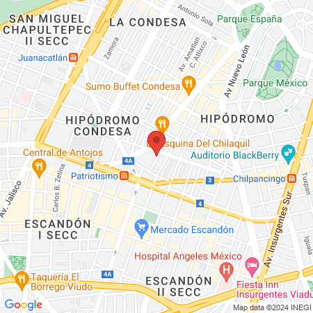 Reduinfinity® Condesa map
