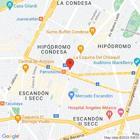 Doctor Mario Alfonso Ruizo Martínez map