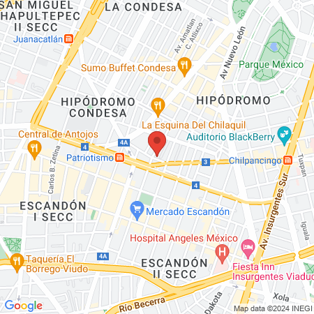 QIM Quirofisica Integral México map