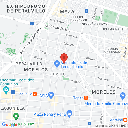 Barrio Santo beauty and grooming map