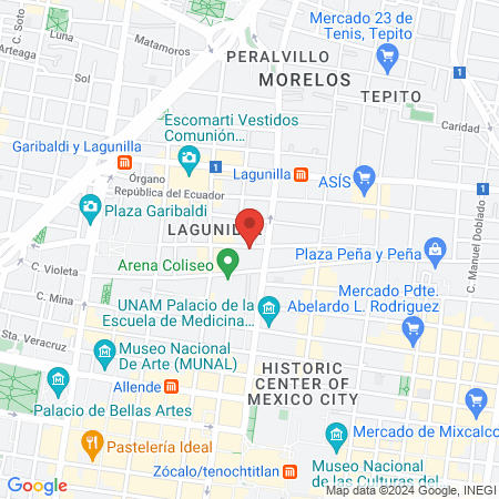 Velasco Ramirez Jessica A. map