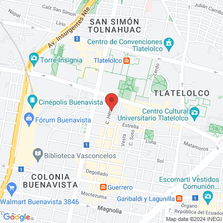 Consultorio Médico dental map