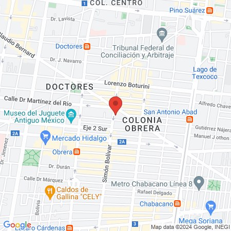 Estetica Unisex LADY CHiCK map