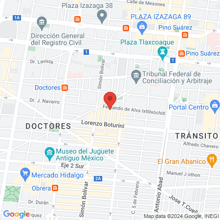 Alarcon Arredondo Victor Manuel Dr map