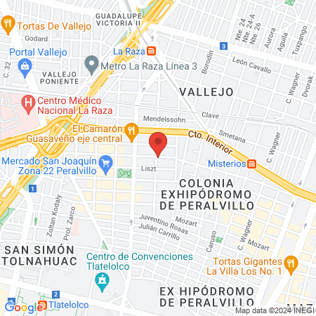 CIRUJANO DENTISTA map