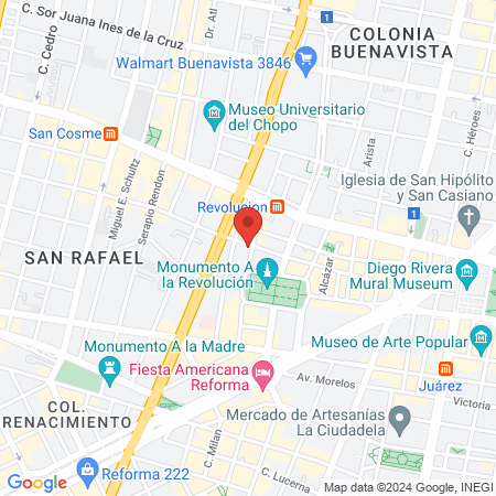 JM hair professional studio map