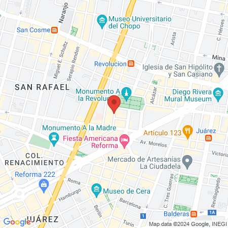 Élite Men's Barberia Exclusiva map