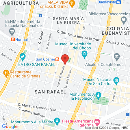 Dr. Eduardo Vega Lopez map