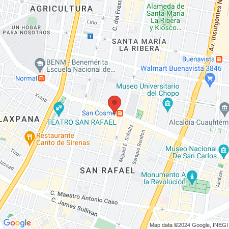 The Artist Barber map