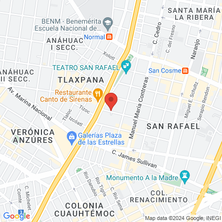 Centro Quirofisico Raul Maya map