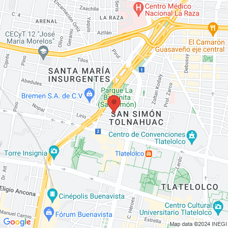 Salón de belleza unisex STELLA map