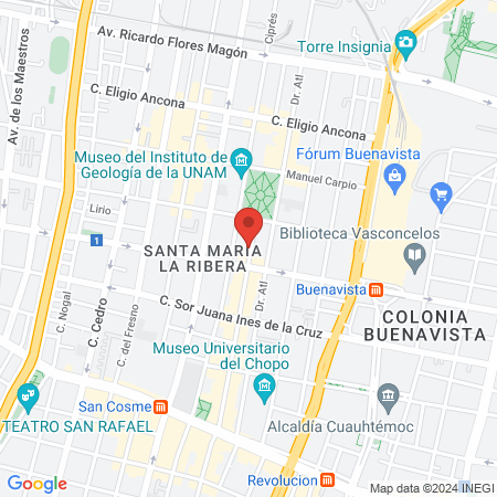 Amelia Beauty Bar map