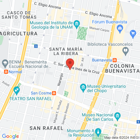 Barbería y salón de belleza La Santa map