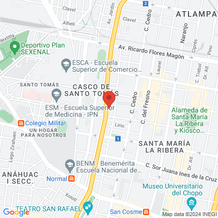 GOOLDY GYM CLUB GYMNASIO MIXTO map