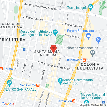 Dra Castañeda Bautista Laura Gabriela map