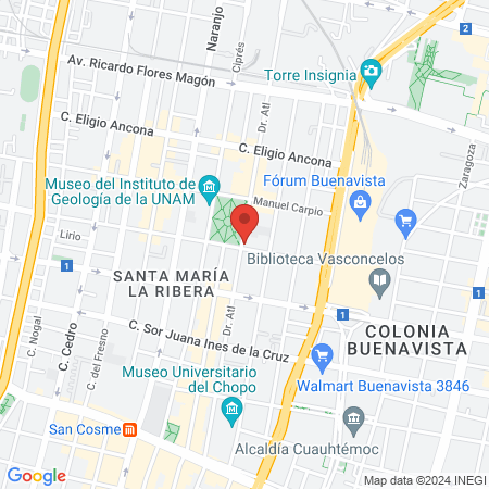 Cano Sandoval Francisco Raul map