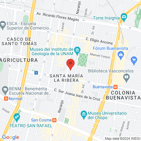 Dr. Dirceo Rafael Martinez Velázquez, Gastroenterólogo map