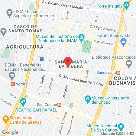 Dr. Carlos Alberto Sahagún García map