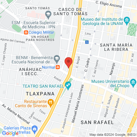 Clínica de Ortopedia y Traumatología map