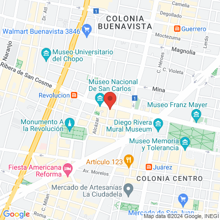 Peluqueria La Academia map